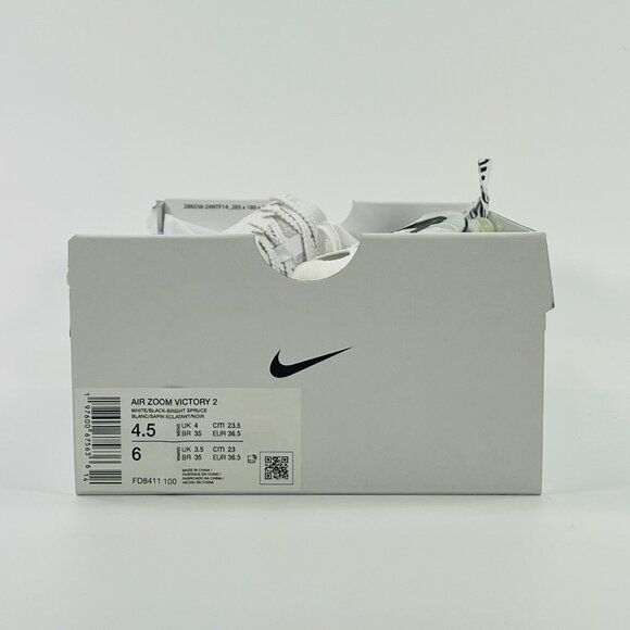 Nike Air Zoom Victory 2 'White Electric Algae' FD8411-100 Track Multi Size - Picture 8 of 12